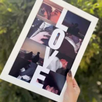 قاب عکس طرح Love فانتزی و عاشقانه مناسب دکور و هدیه